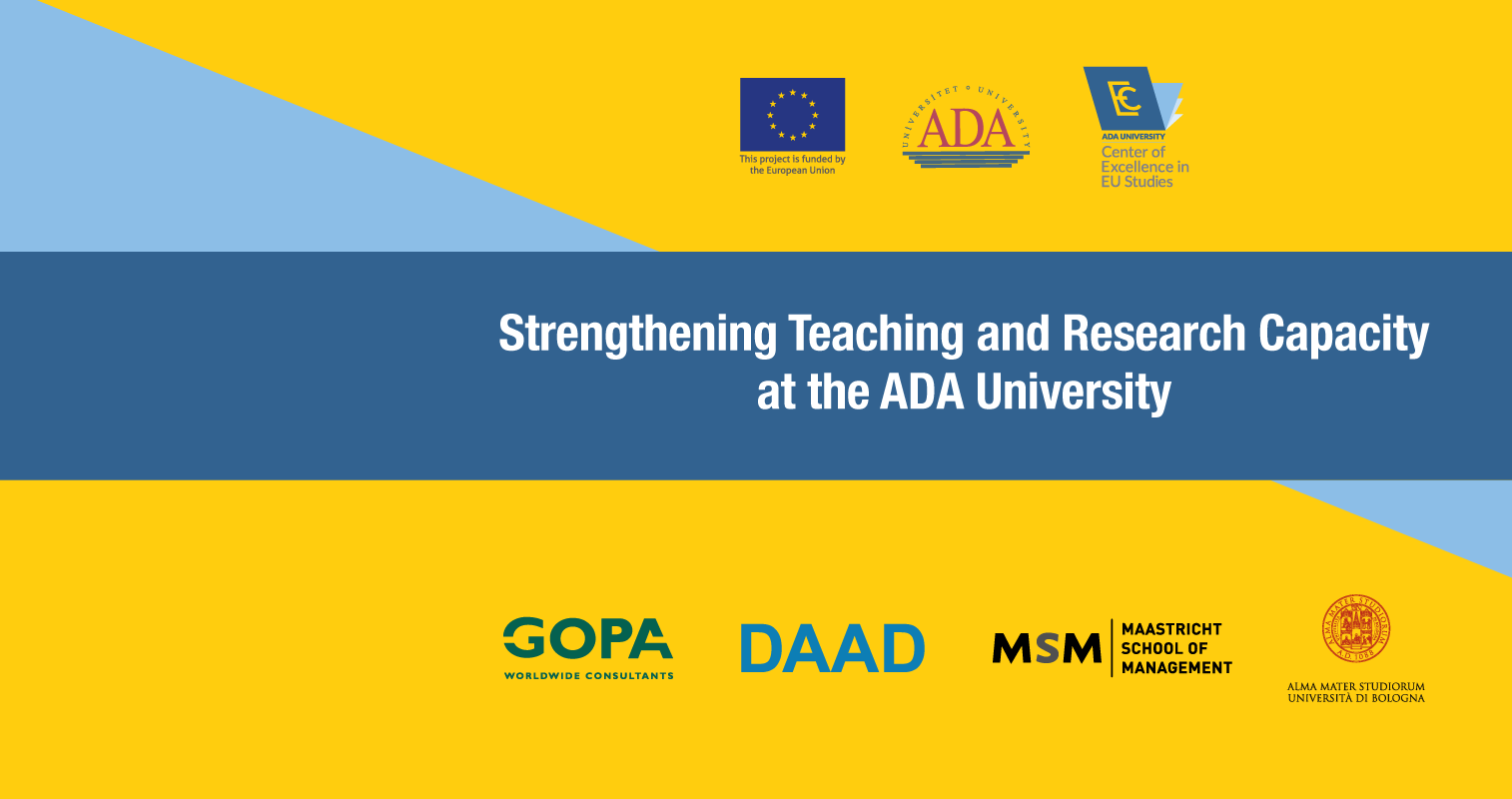 Closing event of the EU-funded project “Strengthening teaching and research capacity at ADA University”